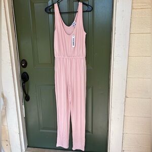 Steve Madden Sleeveless French Terry Jumpsuit Small $89